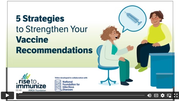“5 Strategies to Strengthen Your Vaccine Recommendations” Video-Image