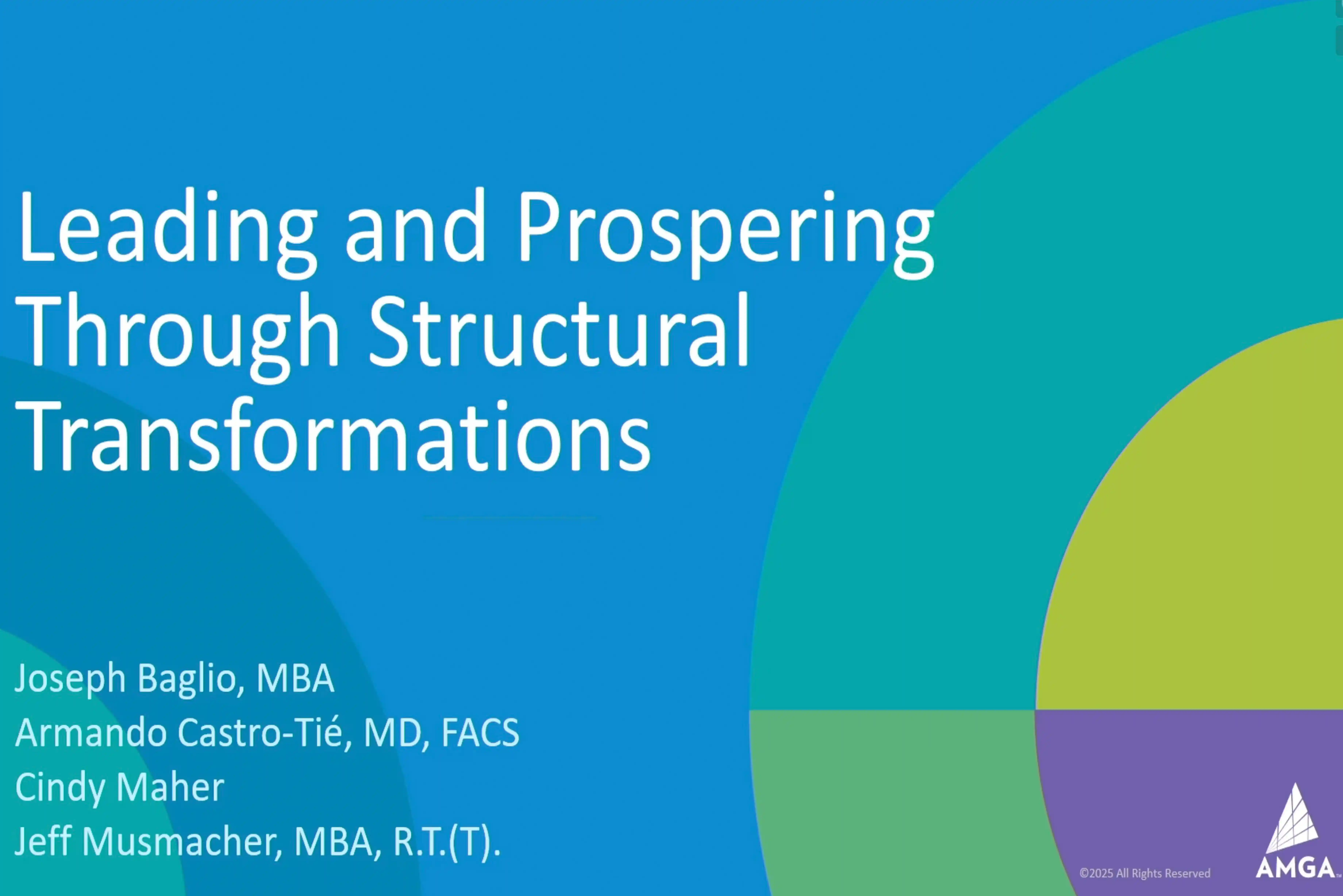 Leading and Prospering Through Structural Transformations Video