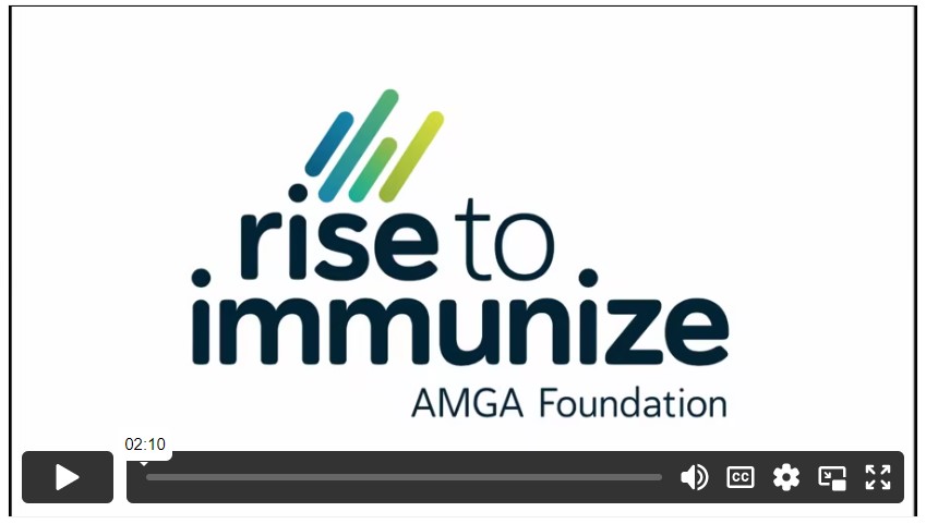 “Introducing AMGA Foundation’s Rise to Immunize Campaign” Video-Image