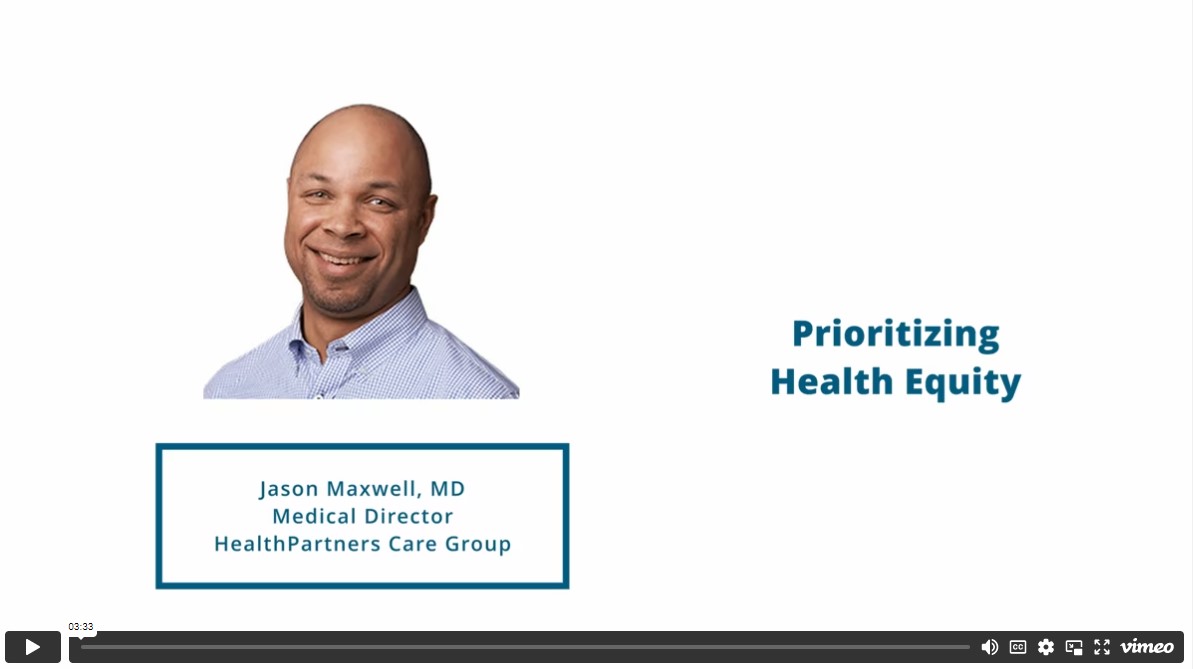 "Prioritizing Health Equity" – HealthPartners Care Group-Image